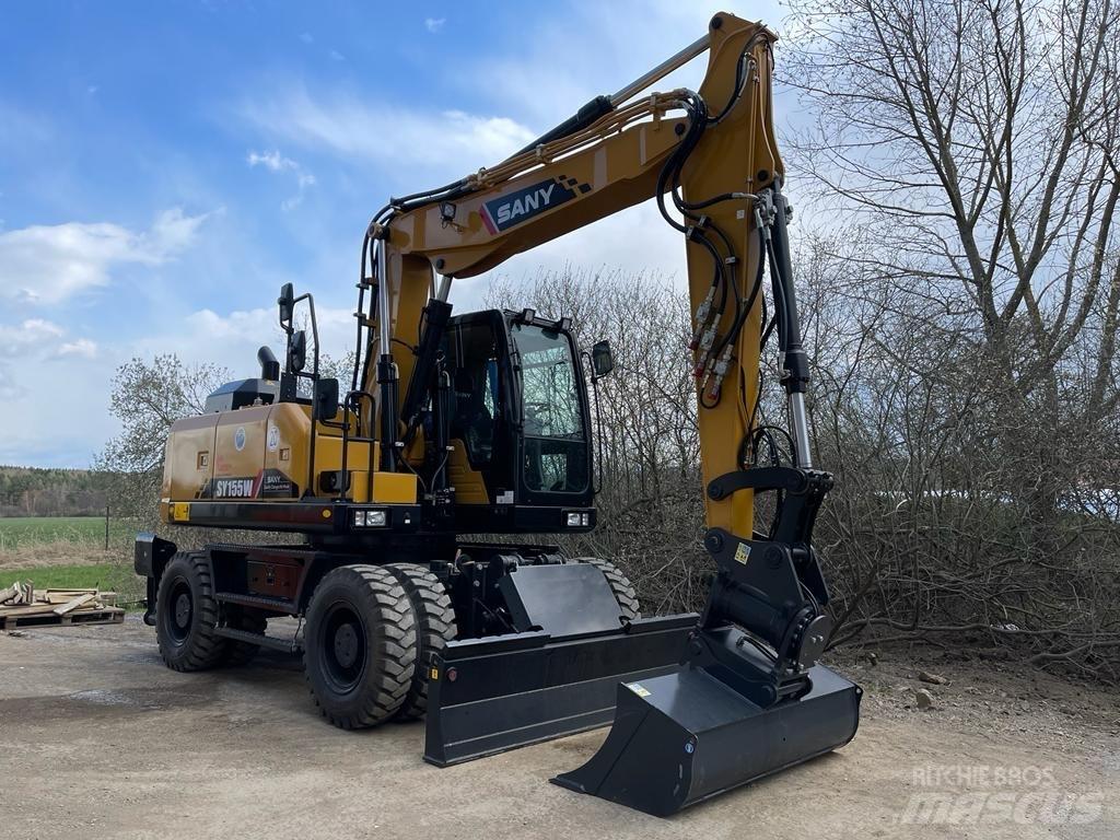 Sany SY155W Колесни екскаватори
