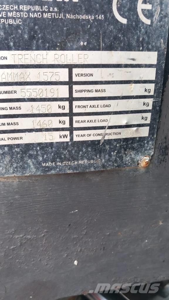 Rammax 1575 Уплътнители за почва
