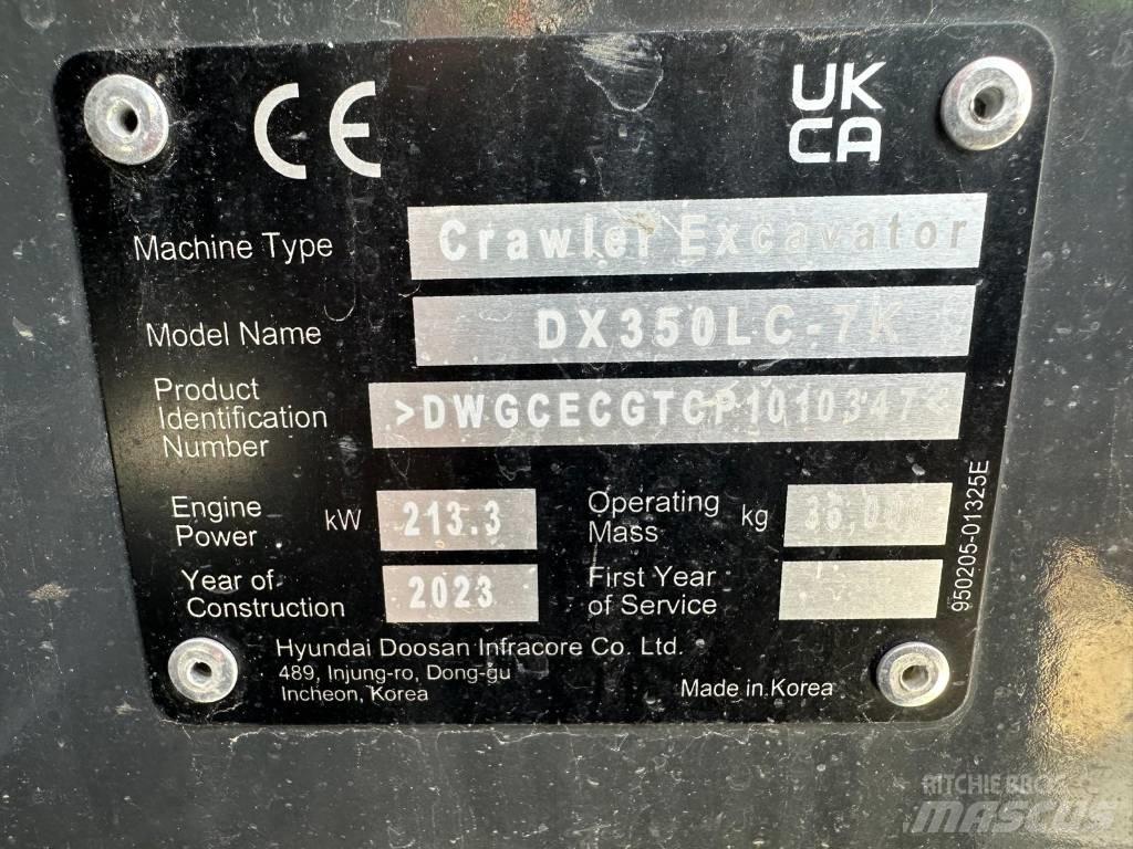 Doosan DX 350 NLC-7 Верижен екскаватор