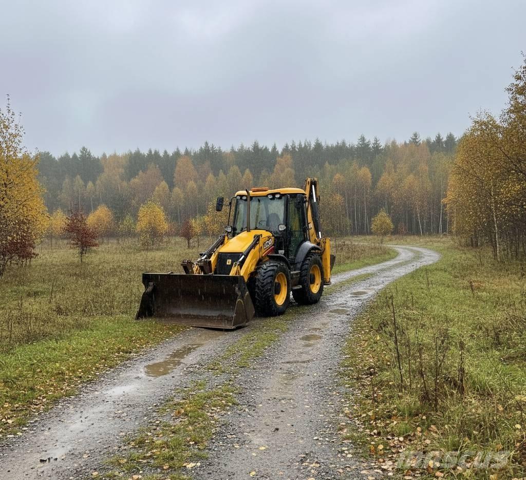 JCB 4 CX Товарач със заден ексватор