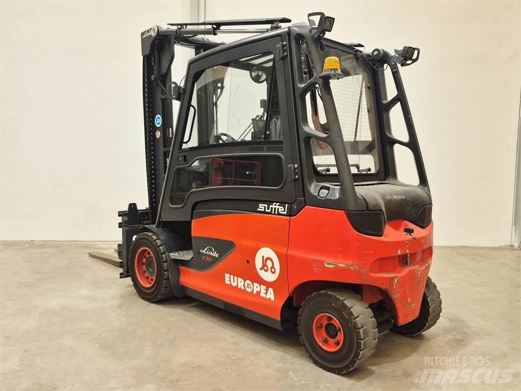 Linde E50HL 01 600 Електрически вилични кари-повдигачи
