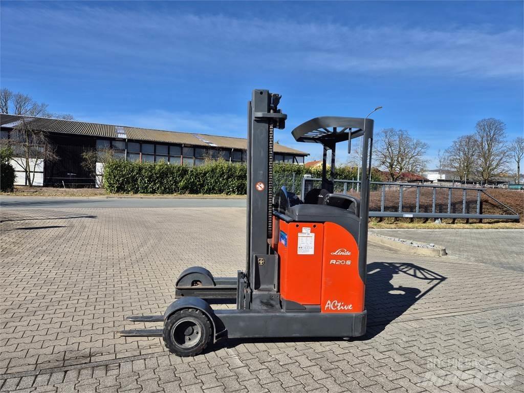 Linde R20G-12 Ретрак/ Високоповдигач с изместване на вилката напред