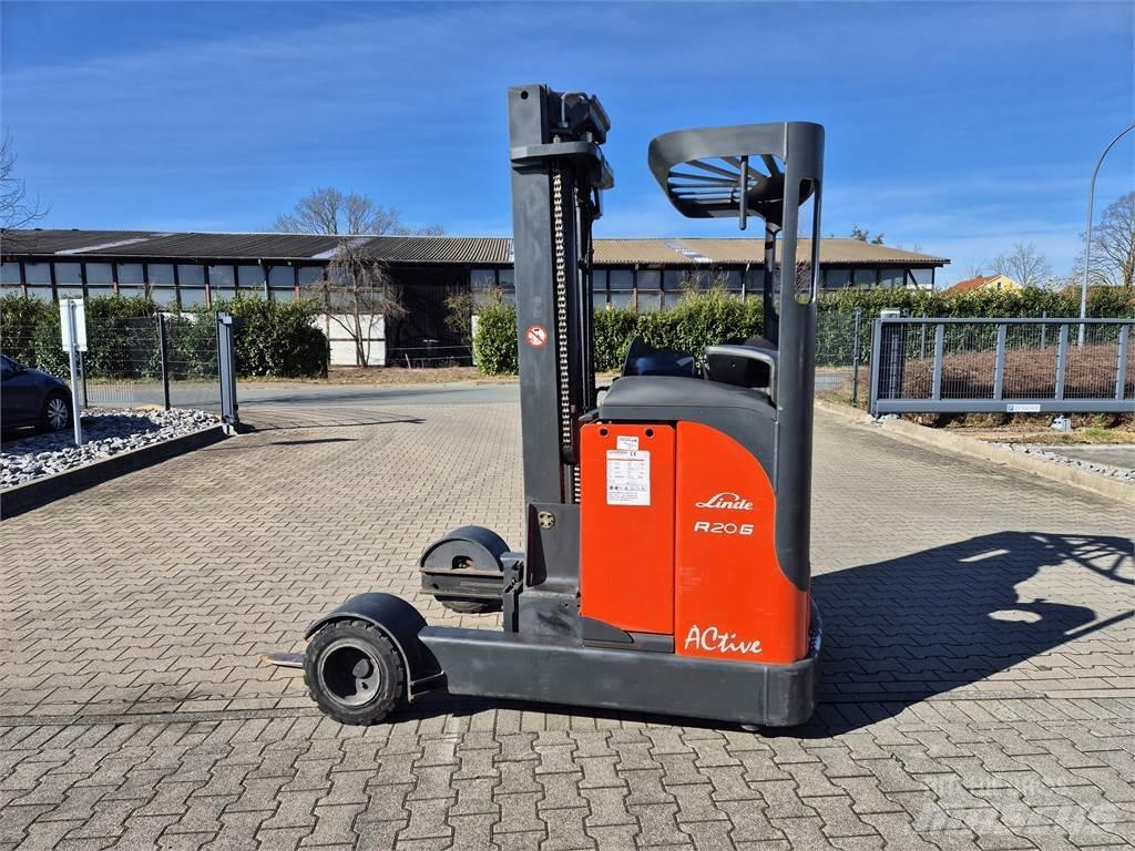 Linde R20G-12 Ретрак/ Високоповдигач с изместване на вилката напред