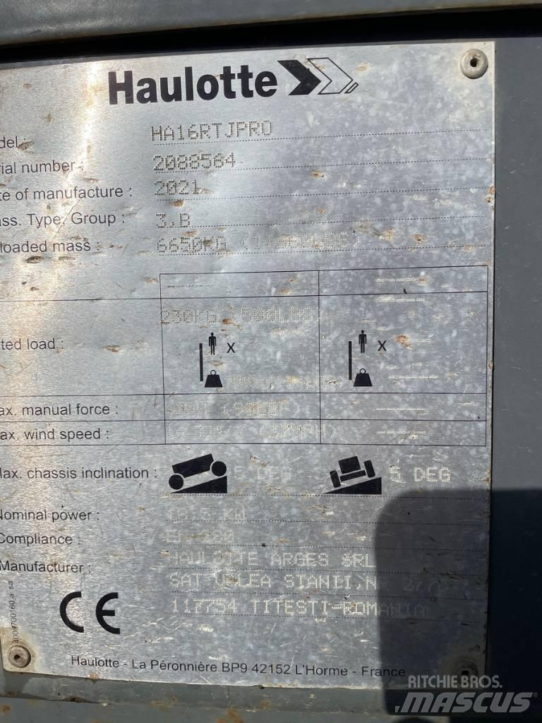 Haulotte HA16RTJ PRO Компактни самоходни стрелови подемници
