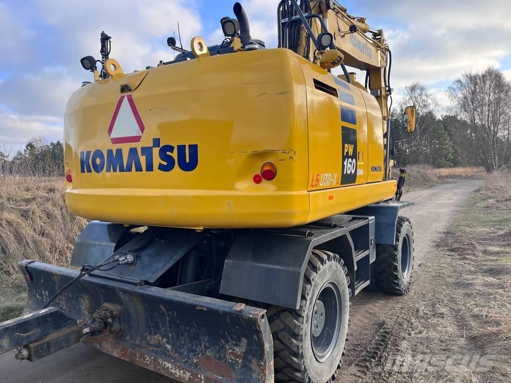 Komatsu PW 160 Колесни екскаватори