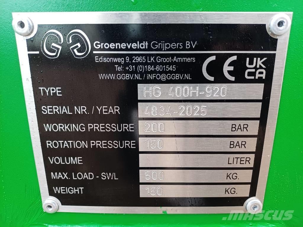  Groeneveldt 400H Приспособления за захващане