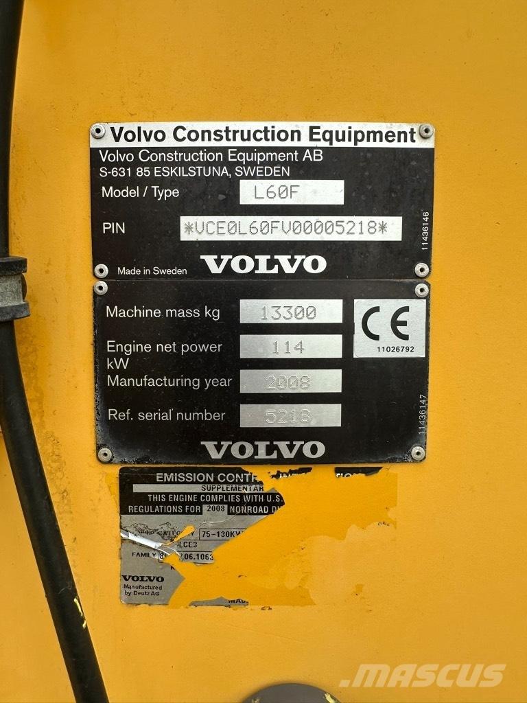 Volvo L60F Колесни товарачи