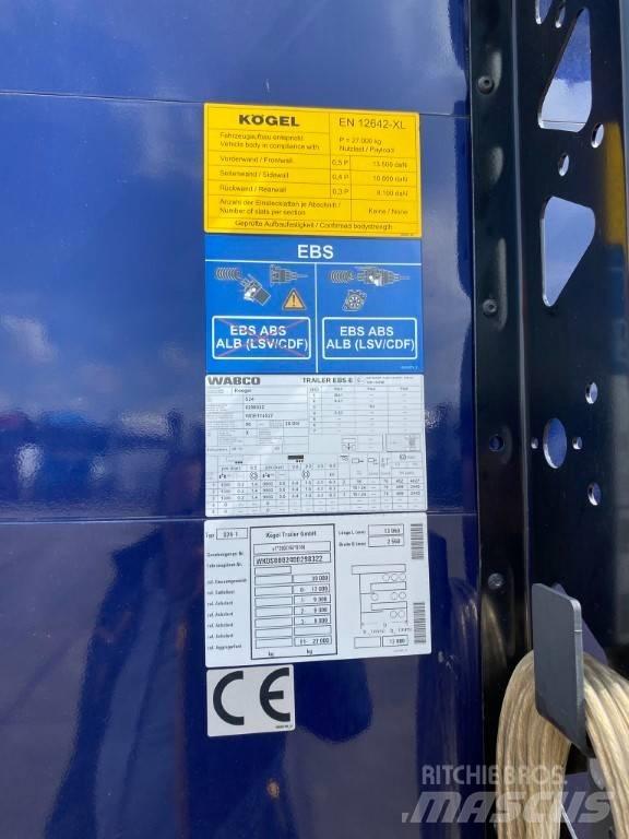 Kögel S 24 Брезентови полуремаркета
