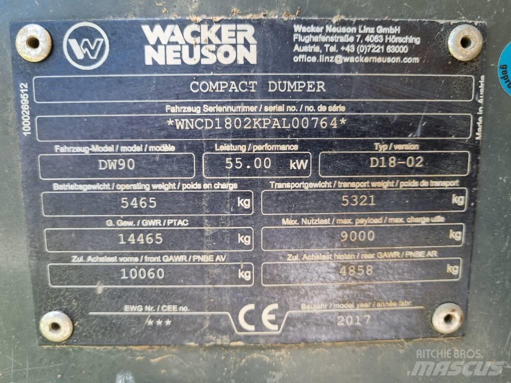 Wacker Neuson DW 90 Странични самосвали