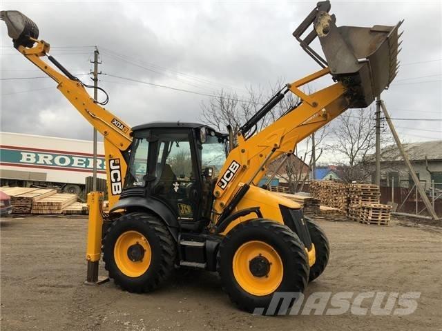JCB 4 CX Товарач със заден ексватор