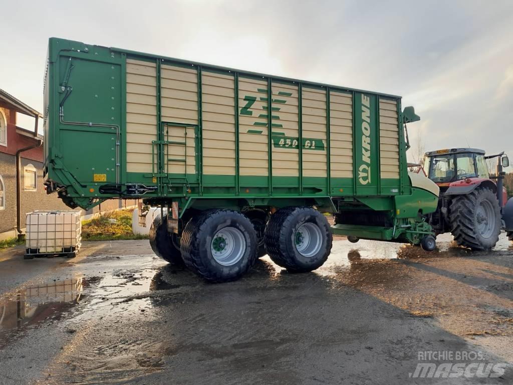 Krone ZX450GL Самотаварещи ремаркета