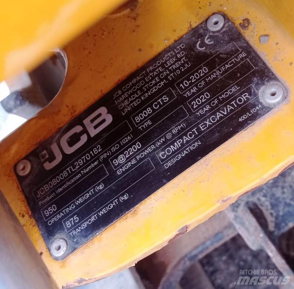 JCB 8008 CTS Мини екскаватори < 7 т