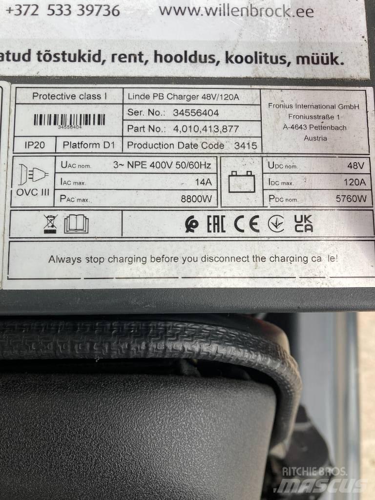 Linde EG20PH/1275-02 Електрически вилични кари-повдигачи