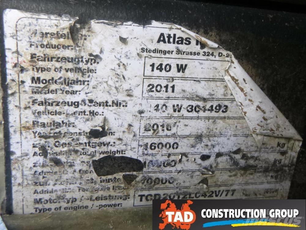 Atlas 140 W Колесни екскаватори