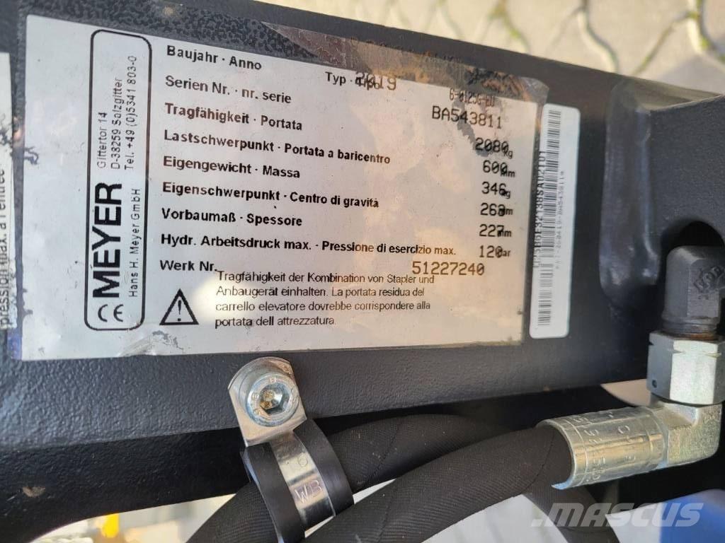 Meyer 6-0125G-EU Друг прикачен инвентар и компоненти