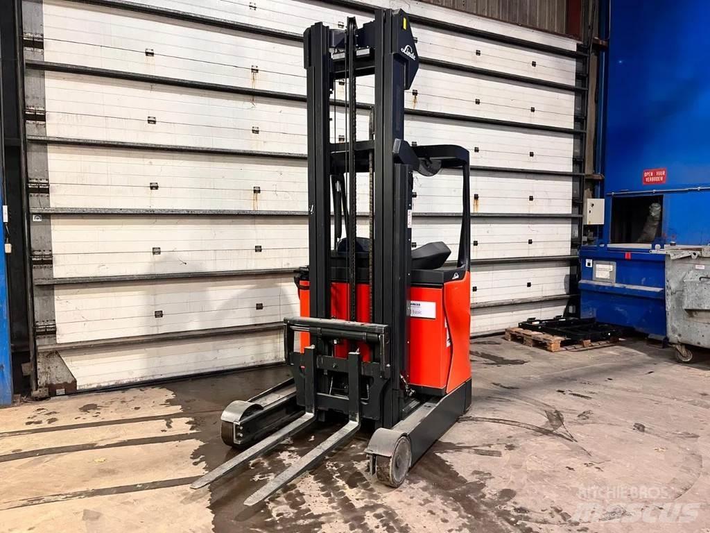 Linde R14-01 Ретрак/ Високоповдигач с изместване на вилката напред