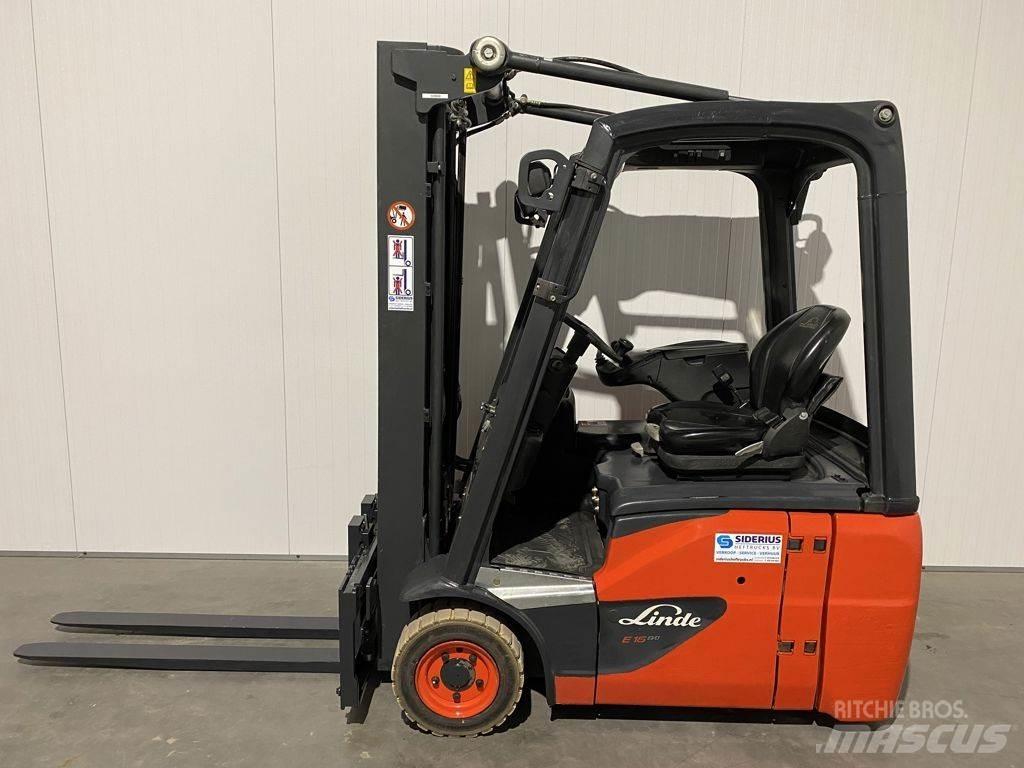 Linde E16C-02 Електрически вилични кари-повдигачи