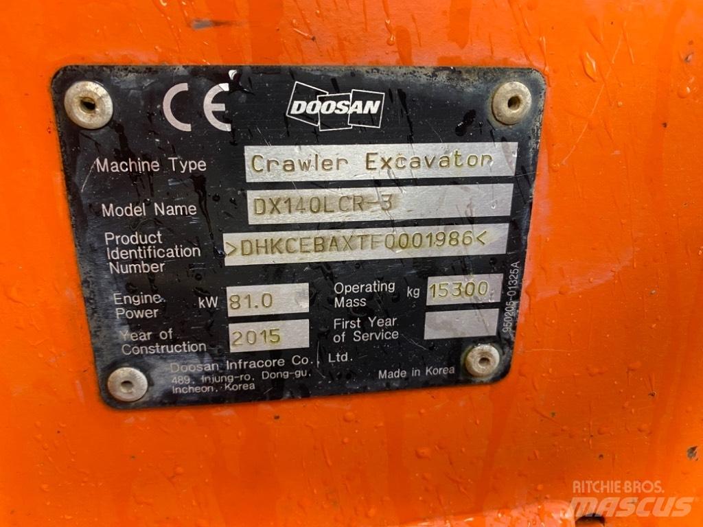 Doosan DX 140 LCR-3 Верижен екскаватор