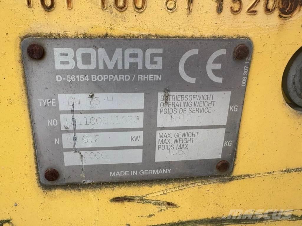 Bomag BW75H Други ролки
