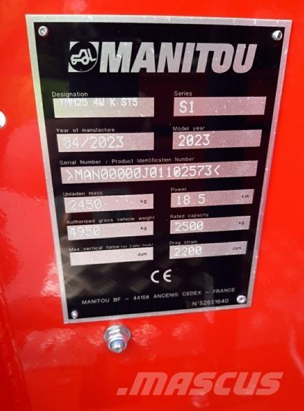 Manitou TMM25 4W Моторизирани високоповдигачи с открити платформи
