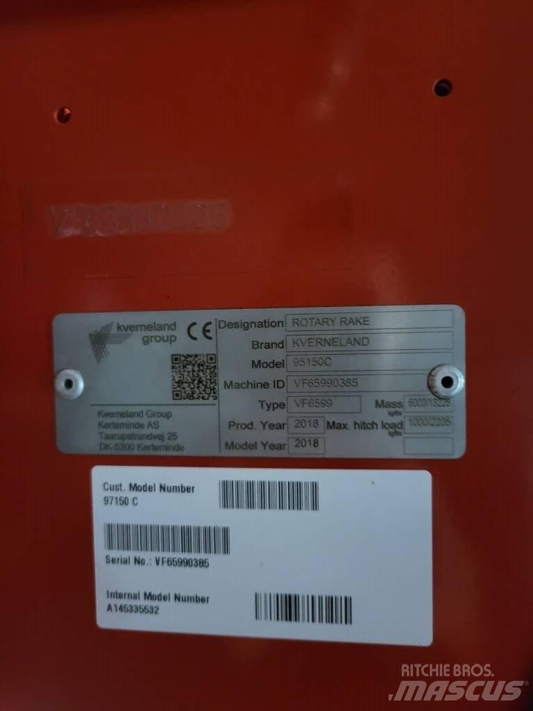 Kverneland 97150C Уиндроуърс/Косачки за сено и др.
