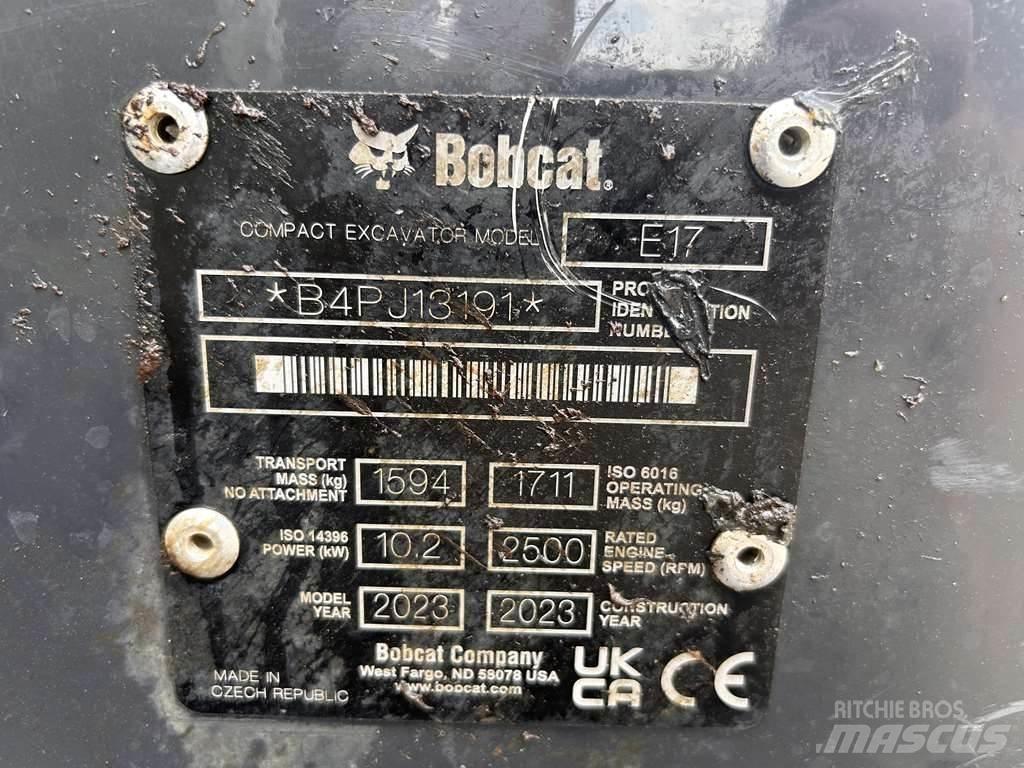 Bobcat E17 Мини екскаватори < 7 т