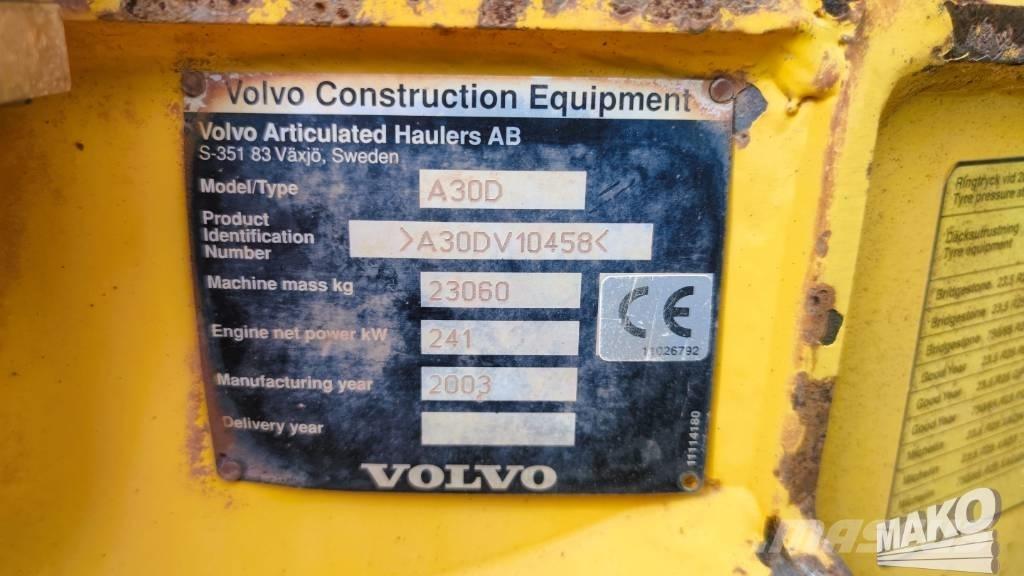 Volvo A 30 D Дъмпери/моторни превозни средства