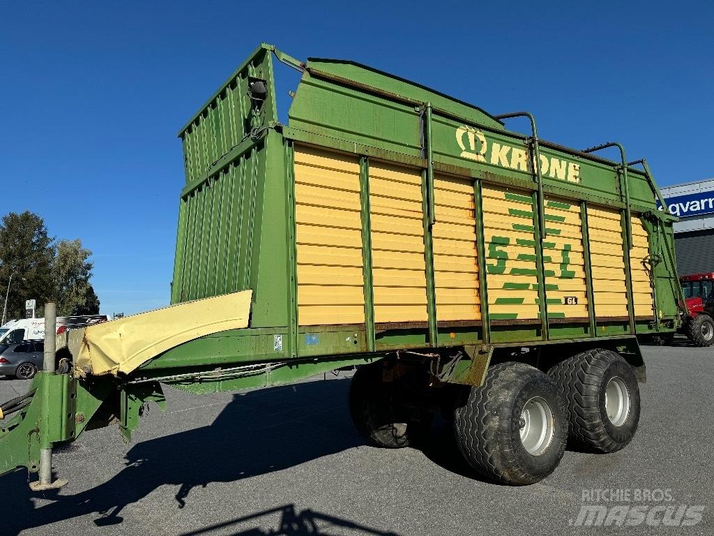 Krone 5 XL GL Самотаварещи ремаркета