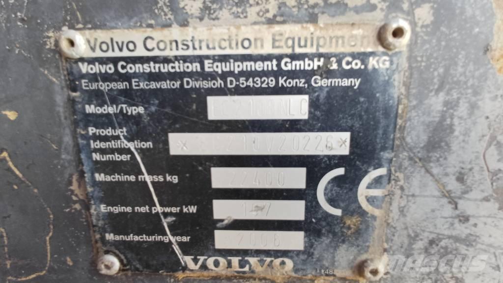 Volvo EC 210 B N LC Верижен екскаватор