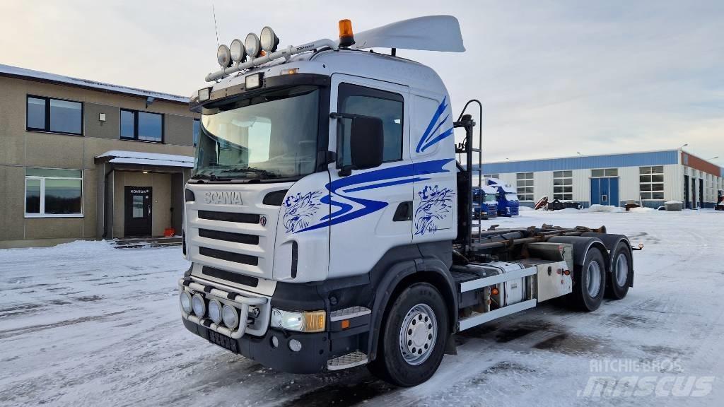 Scania R500 6X4 Камиони с кран с кука