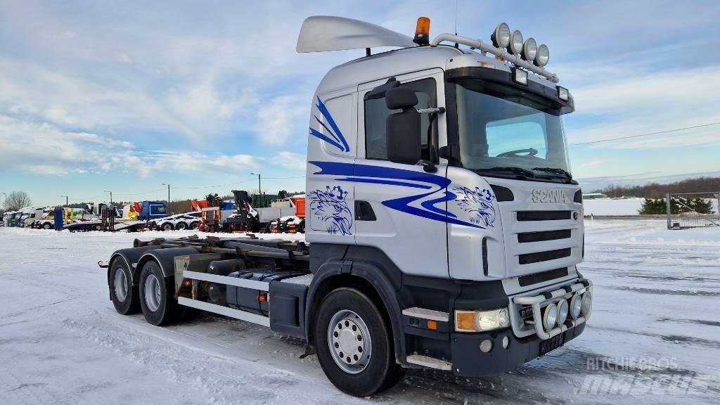 Scania R500 6X4 Камиони с кран с кука