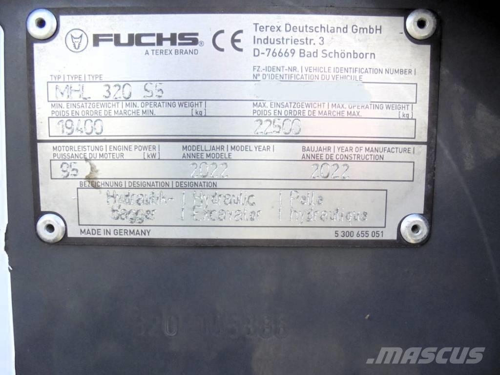 Fuchs MHL 320 Оператори на отпадъци/индустрия
