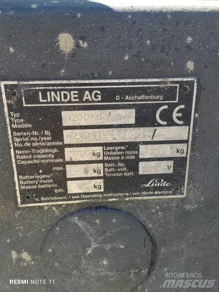 Linde H 20 D Дизелови камиони