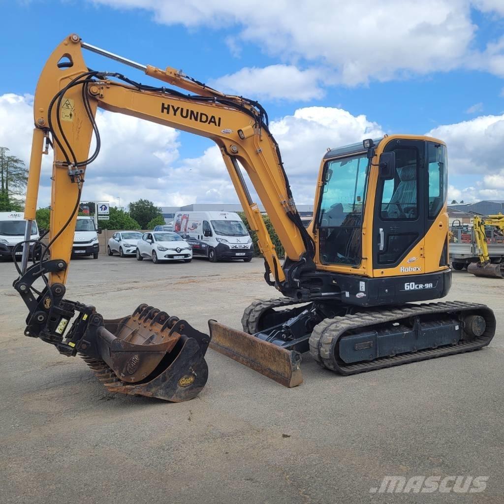 Hyundai R60CR9 Мини екскаватори < 7 т