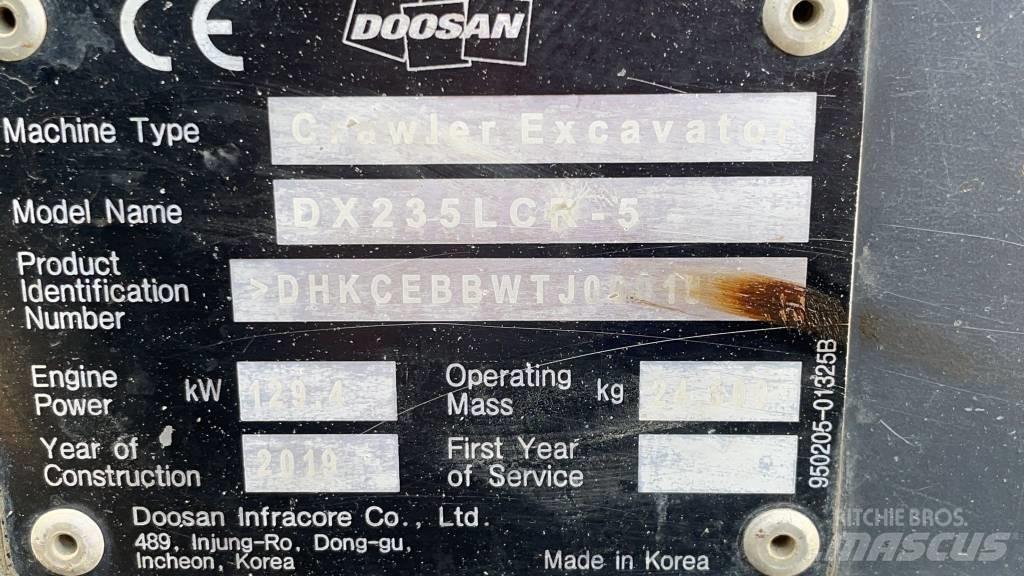 Doosan DX 235 LCR-5 Верижен екскаватор