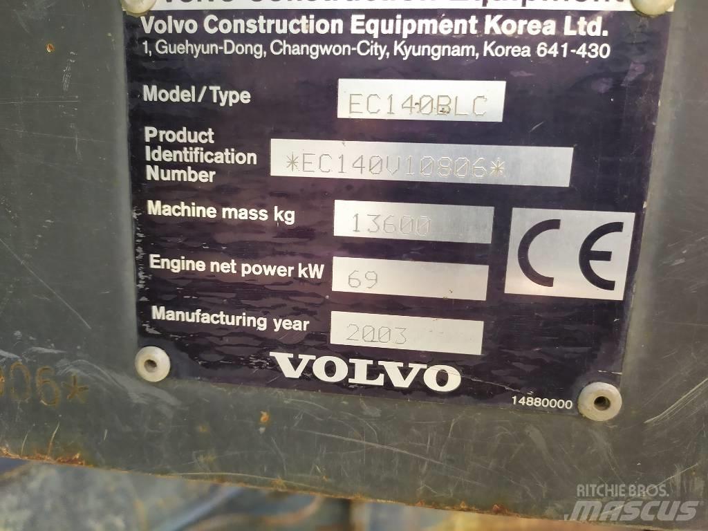 Volvo EC 140 B LC Верижен екскаватор