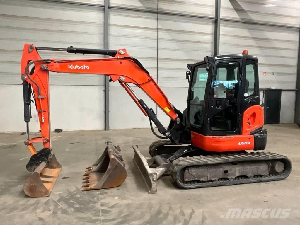 Kubota U 55-4 Мини екскаватори < 7 т