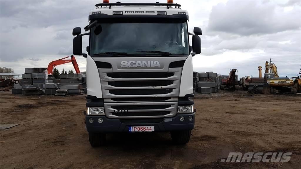 Scania G 490 Камиони със скипов подемник