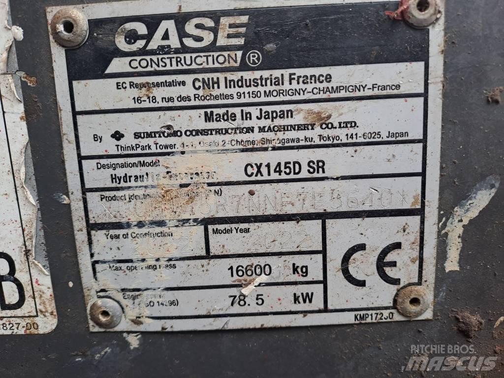 CASE CX145D SR Верижен екскаватор