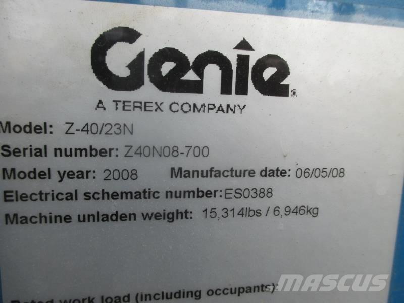 Genie Z 40/23 N Съчленени стрелови подемници