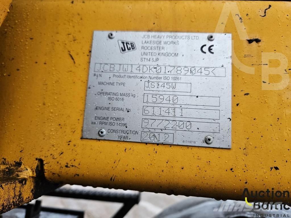 JCB JS 145 W Колесни екскаватори