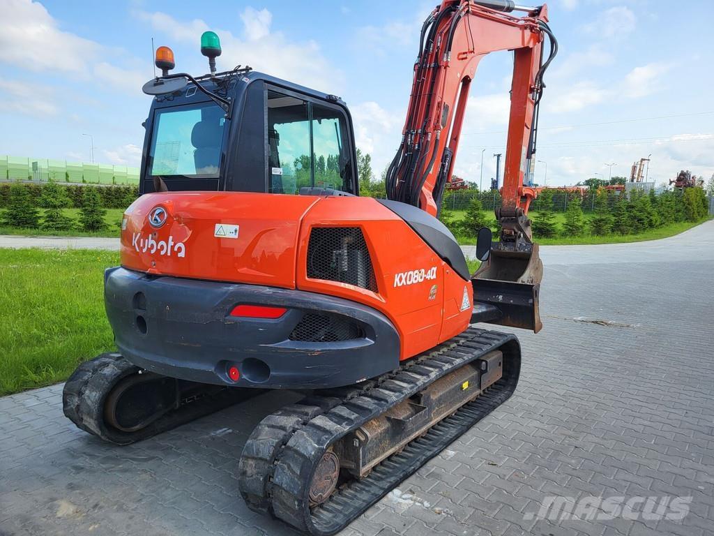 Kubota KX080-40 Мини екскаватори < 7 т