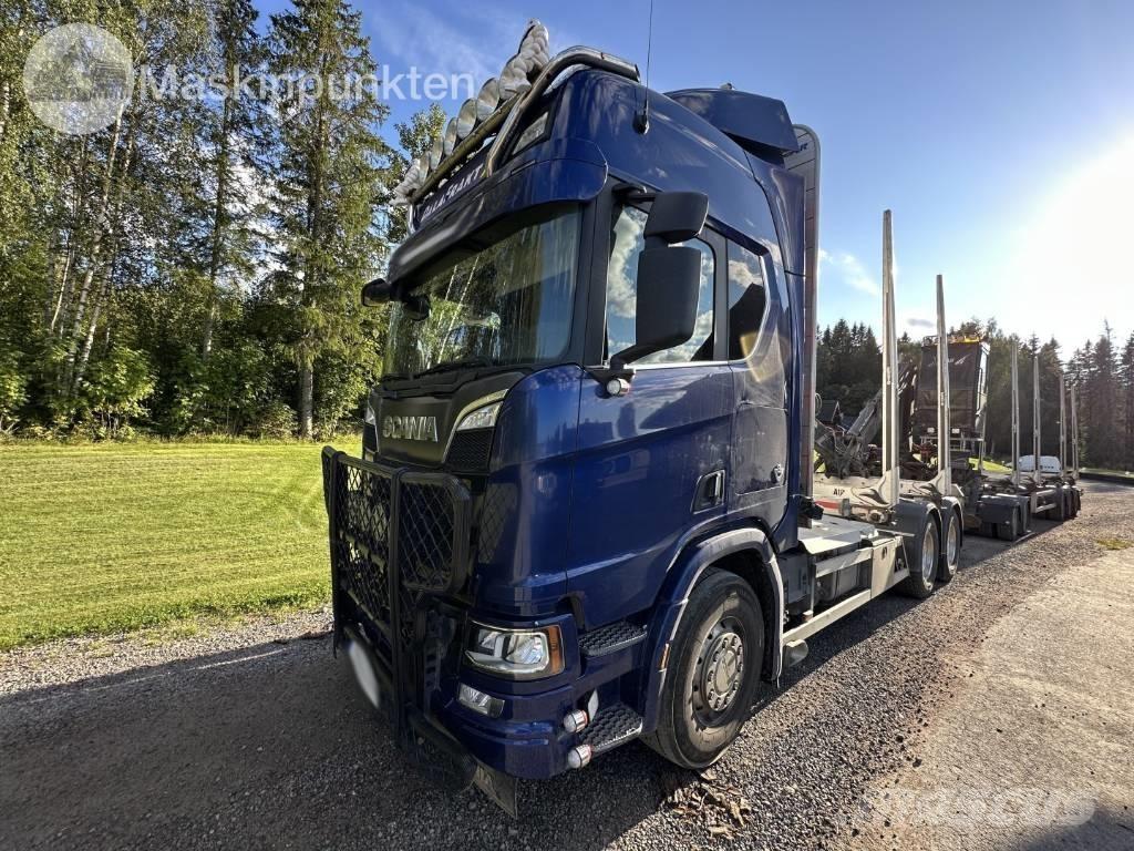 Scania R 650 За превоз на дървени трупи