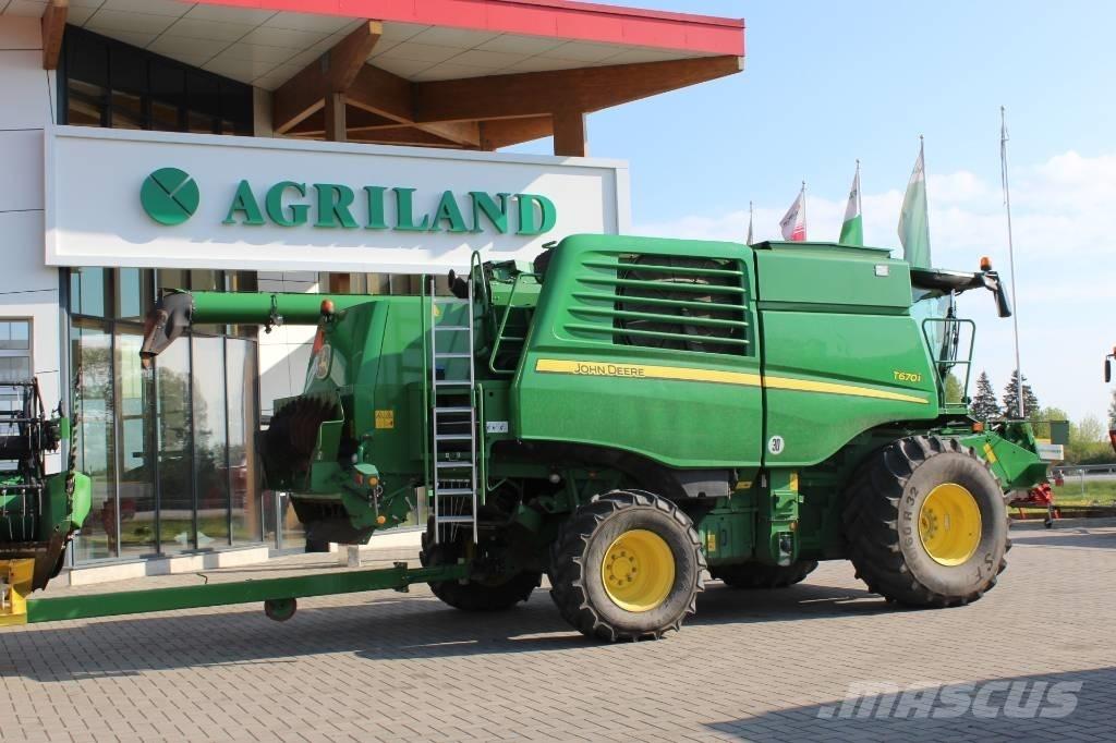 John Deere T 670 i Комбайни