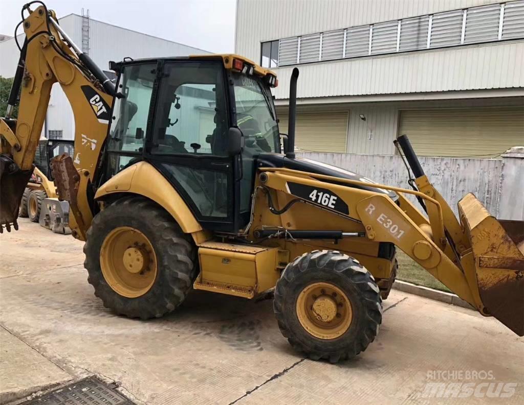 CAT 416E Товарач със заден ексватор