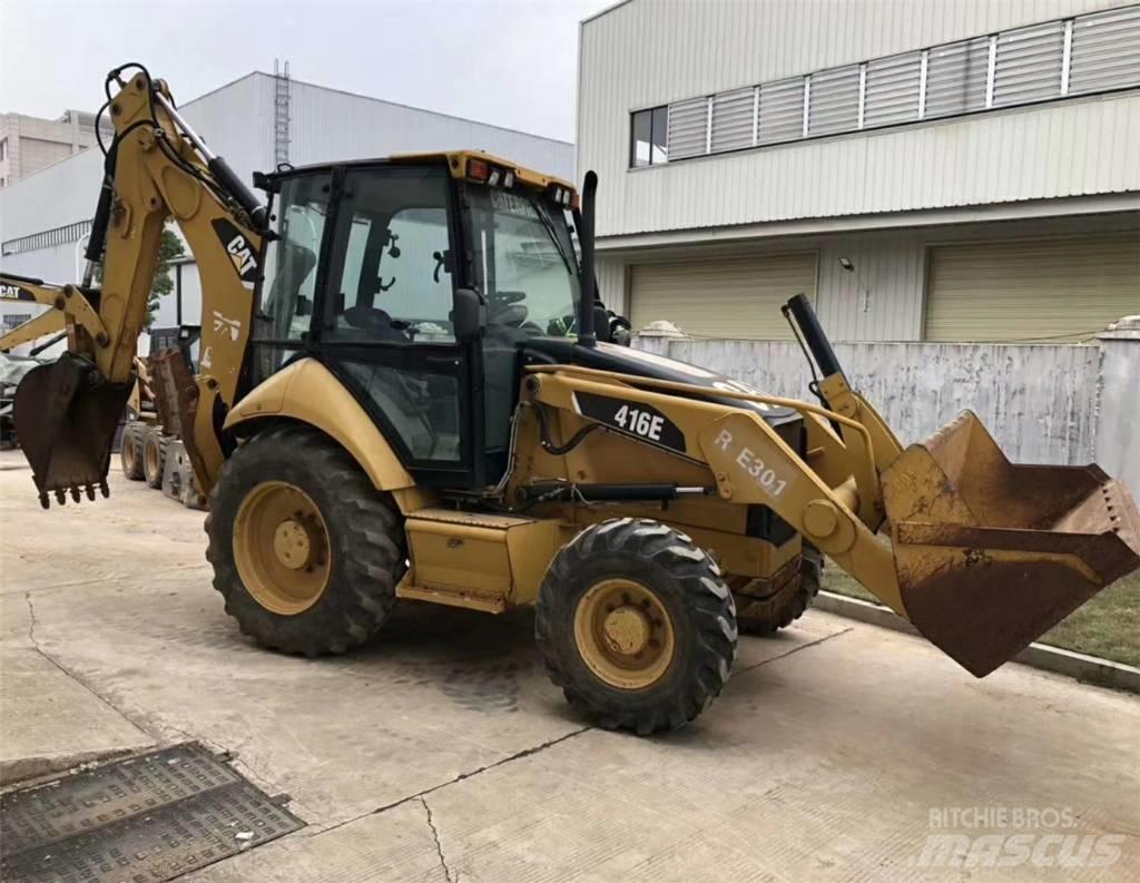 CAT 416E Товарач със заден ексватор