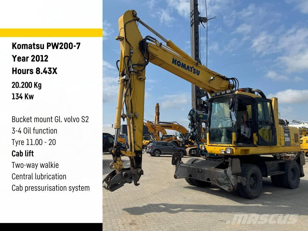 Komatsu PW 200-7 Колесни екскаватори