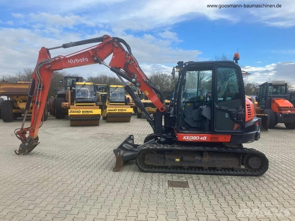 Kubota KX080-4a Средни екскаватори 7т - 12т