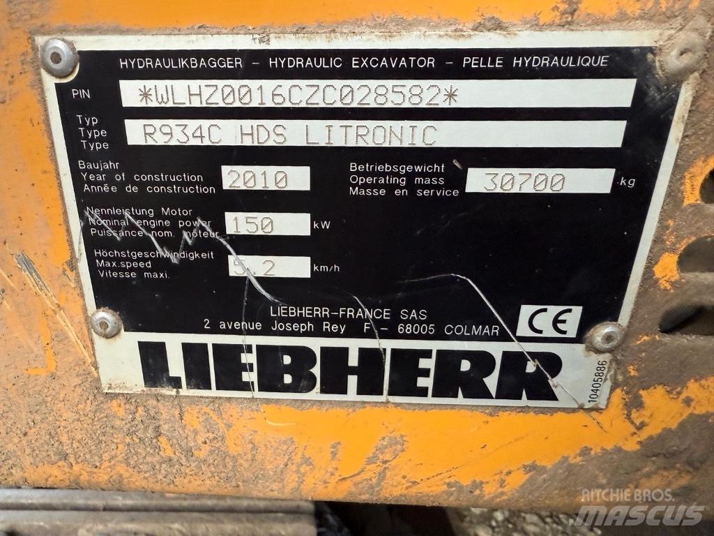 Liebherr R 934 C Верижен екскаватор