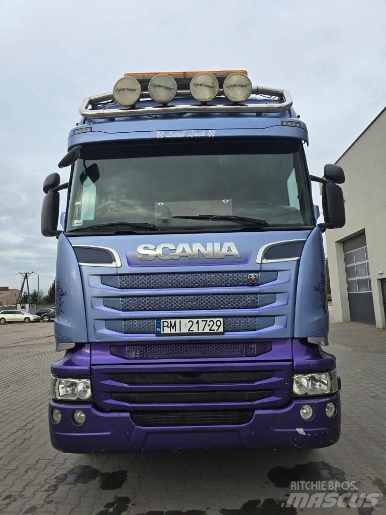 Scania R 580 За превоз на дървени трупи